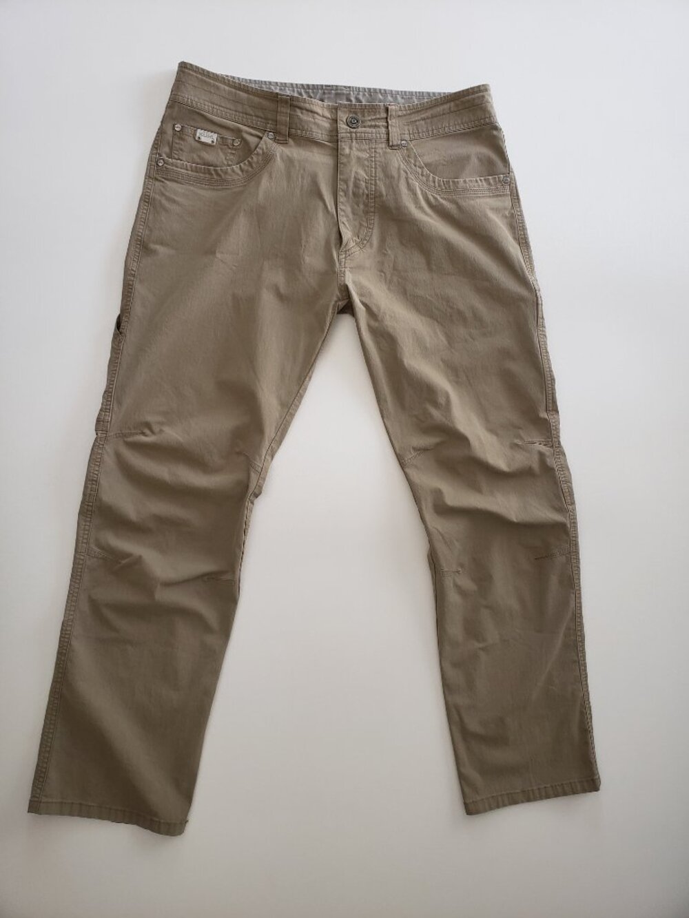 KUHL Revolvr Khaki Pants Vintage Patine Dye Size 34x32